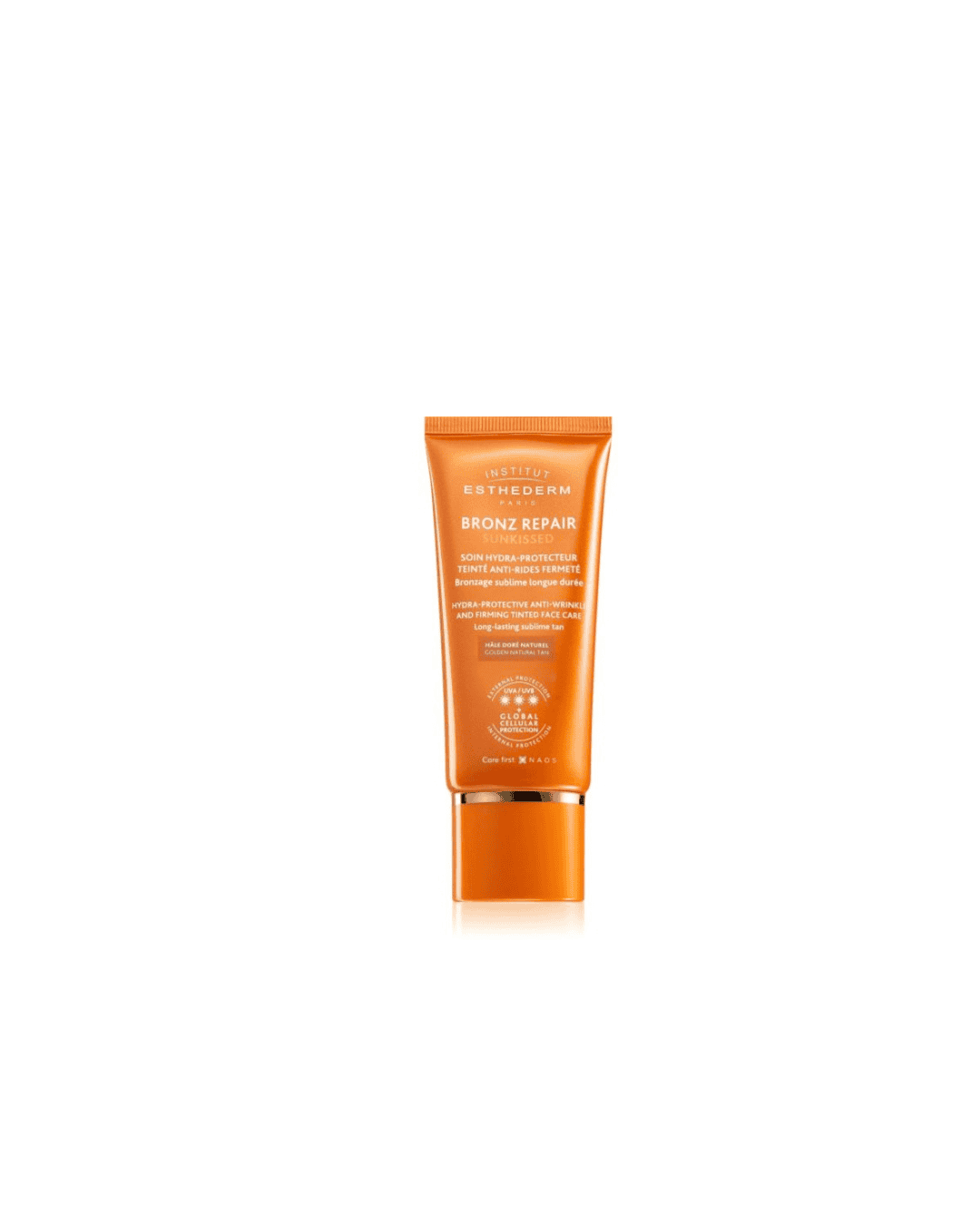 Institut Esthederm Bronz Repair Sunkissed pretgrumbu saules aizsargkrēms ar toni