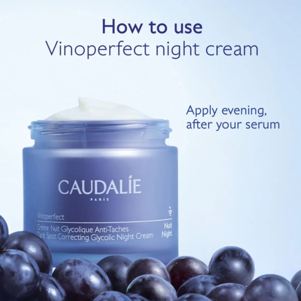CAUDALIE VINOPERFECT ОСВЕЖАЮЩИЙ НОЧНОЙ КРЕМ 3